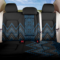 Blue Aotearoa Mangopare Kowhaiwhai and Niho Taniwha Back Car Seat Cover Maori New Zealand