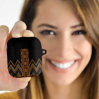 Gold Aotearoa Mangopare Kowhaiwhai Niho Taniwha AirPods Case Maori New Zealand - Polynesian Pride