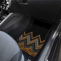 Gold Aotearoa Mangopare Kowhaiwhai and Niho Taniwha Car Mats Maori New Zealand