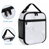 Tonga White Sunday Lunch Bag Fakame Tongan Ngatu Turtle