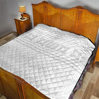 Samoa White Sunday Quilt Lotu Tamaiti Samoan Siapo Teuila Flowers