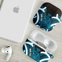 Kikorangi Aotearoa Atua Tumatauenga Personalised AirPods Case Maori God Of War Tiki With Taiaha LT14 - Polynesian Pride