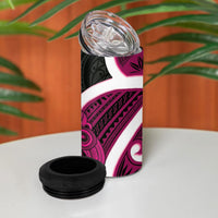 Mawhero Aotearoa Atua Tumatauenga 4 in 1 Can Cooler Tumbler Maori God Of War Tiki With Taiaha LT14 - Polynesian Pride
