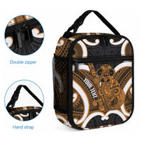 Karaka Aotearoa Atua Tumatauenga Personalised Lunch Bag Maori God Of War Tiki With Taiaha