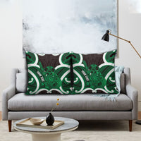 Kakariki Aotearoa Atua Tumatauenga Personalised Pillow Cover Maori God Of War Tiki With Taiaha LT14 - Polynesian Pride