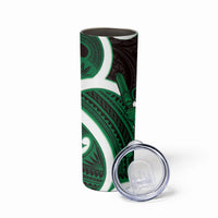 Kakariki Aotearoa Atua Tumatauenga Skinny Tumbler Maori God Of War Tiki With Taiaha