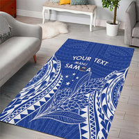 Custom Manu Samoa Rugby 2024 Area Rug Go Champions Samoan Tattoo