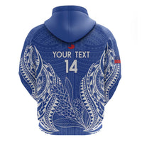 Custom Manu Samoa Rugby 2024 Hoodie Go Champions Samoan Tattoo