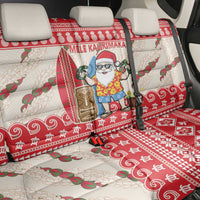 Hawaii Christmas Six Seven Back Car Seat Cover Mele Kalikimaka Funny Santa 67 Gen Alpha Slang - Polynesian Pride