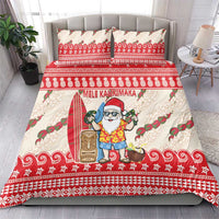 Hawaii Christmas Six Seven Bedding Set Mele Kalikimaka Funny Santa 67 Gen Alpha Slang - Polynesian Pride
