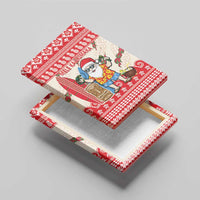 Hawaii Christmas Six Seven Canvas Wall Art Mele Kalikimaka Funny Santa 67 Gen Alpha Slang LT14 - Polynesian Pride
