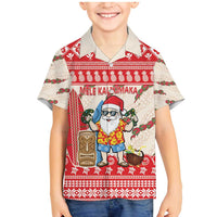 Hawaii Christmas Six Seven Family Matching Mermaid Dress and Hawaiian Shirt Mele Kalikimaka Funny Santa 67 Gen Alpha Slang - Polynesian Pride