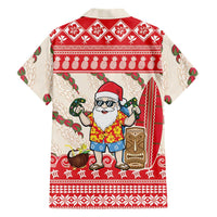 Hawaii Christmas Six Seven Family Matching Off The Shoulder Long Sleeve Dress and Hawaiian Shirt Mele Kalikimaka Funny Santa 67 Gen Alpha Slang LT14 - Polynesian Pride