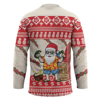 Hawaii Christmas Six Seven Hockey Jersey Mele Kalikimaka Funny Santa 67 Gen Alpha Slang - Polynesian Pride