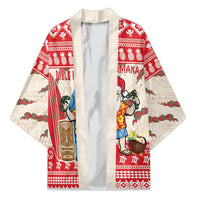 Hawaii Christmas Six Seven Kimono Mele Kalikimaka Funny Santa 67 Gen Alpha Slang - Polynesian Pride