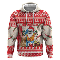 Hawaii Christmas Six Seven Zip Hoodie Mele Kalikimaka Funny Santa 67 Gen Alpha Slang - Polynesian Pride