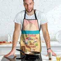 Aloha Hawaii Mele Kalikimaka Apron Beachy Funny Santa Hawaiian Lei - Polynesian Pride