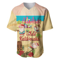 Aloha Hawaii Mele Kalikimaka Baseball Jersey Beachy Funny Santa Hawaiian Lei - Polynesian Pride