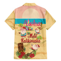 Aloha Hawaii Mele Kalikimaka Family Matching Mermaid Dress and Hawaiian Shirt Beachy Funny Santa Hawaiian Lei LT14 - Polynesian Pride