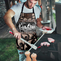 Kia Ora New Zealand Apron Aotearoa Proud Maori Silver Fern - Polynesian Pride