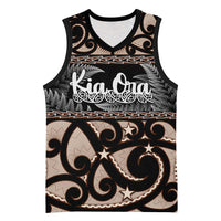 Kia Ora New Zealand Basketball Jersey Aotearoa Proud Maori Silver Fern - Polynesian Pride