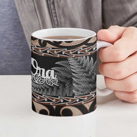 Kia Ora New Zealand Ceramic Mug Aotearoa Proud Maori Silver Fern - Polynesian Pride