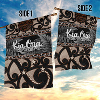 Kia Ora New Zealand Garden Flag Aotearoa Proud Maori With Silver Fern LT14 - Polynesian Pride