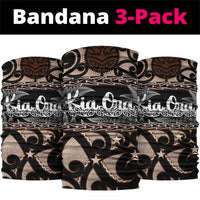 Kia Ora New Zealand Neck Gaiter Aotearoa Proud Maori Silver Fern - Polynesian Pride