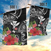 Hawaii Iwa Bird Garden Flag Great Frigatebird Kanaka Tropical Flowers LT14 - Polynesian Pride