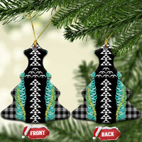 Black Palaka Hawaii Iwa Bird Ceramic Ornament Hawaiian Kakau Jade Vine Lei - Polynesian Pride