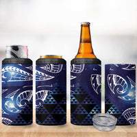 Matariki New Zealand 4 in 1 Can Cooler Tumbler NZ Niho Taniwha Maori New Year Blue Galaxy