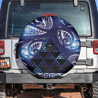 Matariki New Zealand Spare Tire Cover NZ Niho Taniwha Maori New Year Blue Galaxy