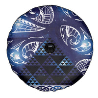 Matariki New Zealand Spare Tire Cover NZ Niho Taniwha Maori New Year Blue Galaxy
