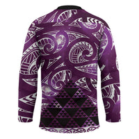 Matariki New Zealand Hockey Jersey NZ Niho Taniwha Maori New Year Purple Galaxy