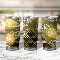 Matariki New Zealand Tumbler Cup NZ Niho Taniwha Maori New Year Yellow Galaxy