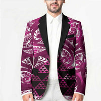 Matariki New Zealand Blazer NZ Niho Taniwha Maori New Year Pink Galaxy