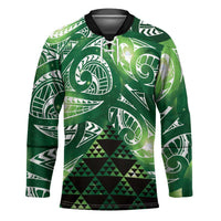 Matariki New Zealand Hockey Jersey NZ Niho Taniwha Maori New Year Green Galaxy