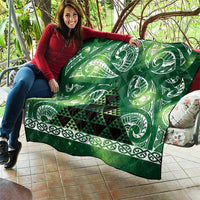 Matariki New Zealand Quilt NZ Niho Taniwha Maori New Year Green Galaxy