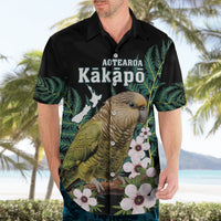 Personalised New Zealand Kakapo Hawaiian Shirt Aotearoa Fern With Manuka LT14 - Polynesian Pride