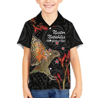 Personalised New Zealand Kea Hawaiian Shirt Nestor Notabilis With Harakeke Maori Pattern LT14 - Polynesian Pride
