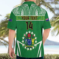 Personalised Cook Islands Football Hawaiian Shirt Go Kuki Airani Polynesian Sporty Style LT14 - Polynesian Pride