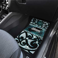 Kia Ora New Zealand Car Mats Aotearoa Proud Maori Paua Shell Silver Fern - Polynesian Pride