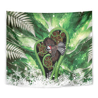 Piwakawaka New Zealand Christmas In July Tapestry NZ Aroha Koru Fern Marble Vibes LT14 - Polynesian Pride