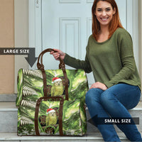 Kakapo New Zealand Christmas In July Travel Bag NZ Aroha Koru Fern Marble Vibes LT14 - Polynesian Pride