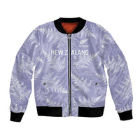 New Zealand Silver Fern Rugby Custom Bomber Jacket Go Aotearoa Champions Purple Version - Polynesian Pride