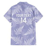 New Zealand Silver Fern Rugby Custom Family Matching Short Sleeve Bodycon Dress and Hawaiian Shirt Go Aotearoa Champions Purple Version - Polynesian Pride