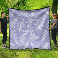 New Zealand Silver Fern Rugby Custom Quilt Go Aotearoa Champions Purple Version - Polynesian Pride