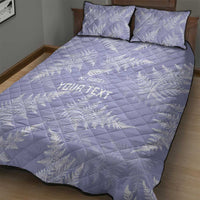 New Zealand Silver Fern Rugby Custom Quilt Bed Set Go Aotearoa Champions Purple Version - Polynesian Pride