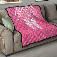 New Zealand Breast Cancer Awareness Quilt Maori Butterfly Pink Ribbon - Polynesian Pride