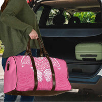 New Zealand Breast Cancer Awareness Travel Bag Maori Butterfly Pink Ribbon - Polynesian Pride